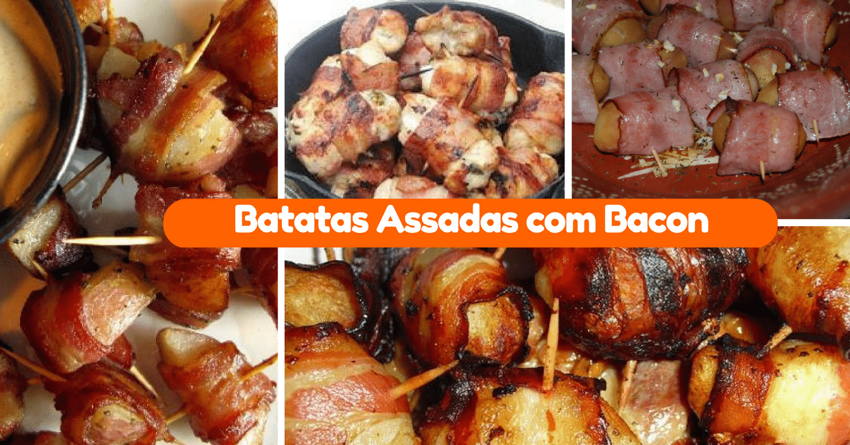 Batatas Assadas com Bacon