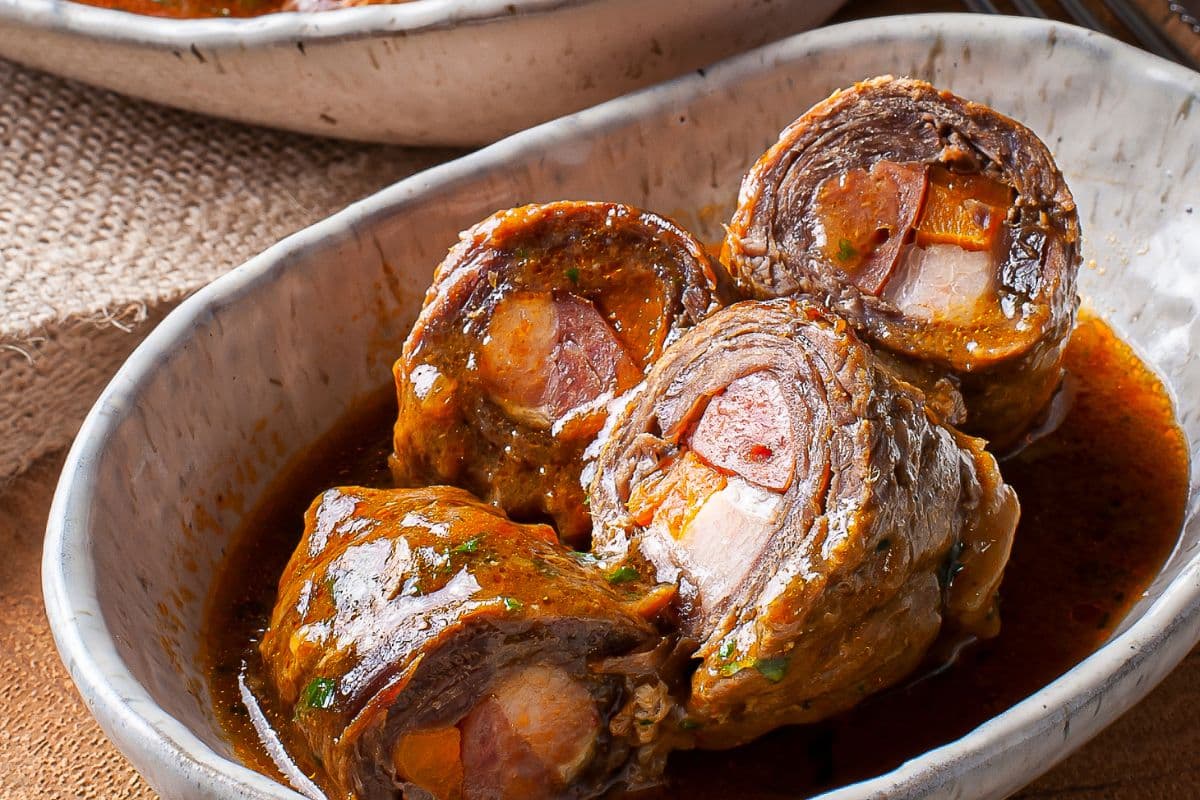 Receita Bife a Role Recheado