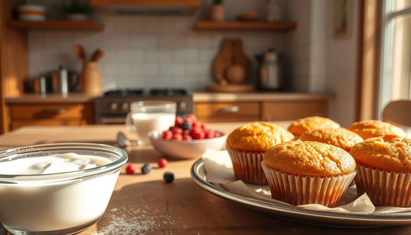 Receita Queques de iogurte