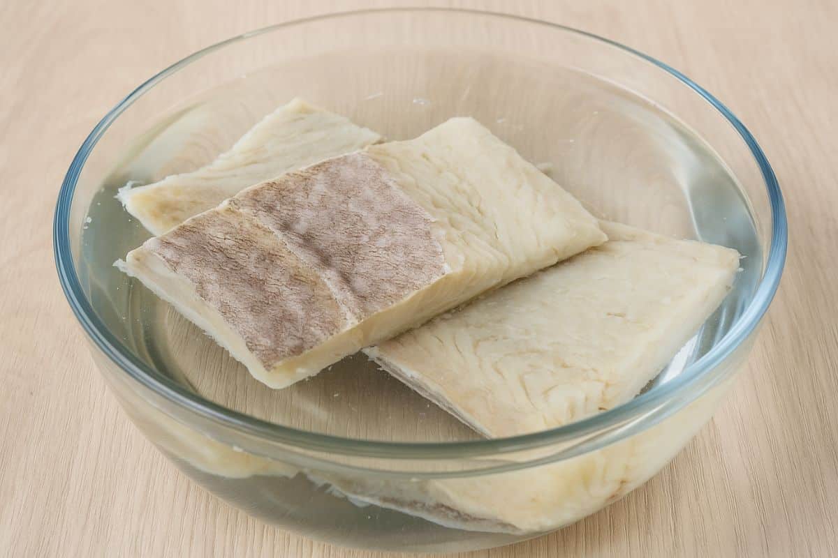 como demolhar o bacalhau