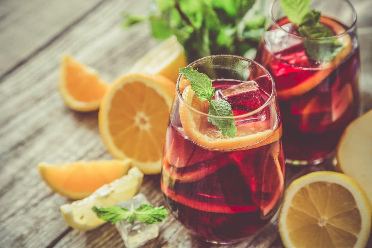 como fazer sangria sem alcool
