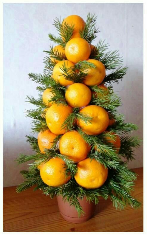 como usar laranjas na decoracao de natal 9