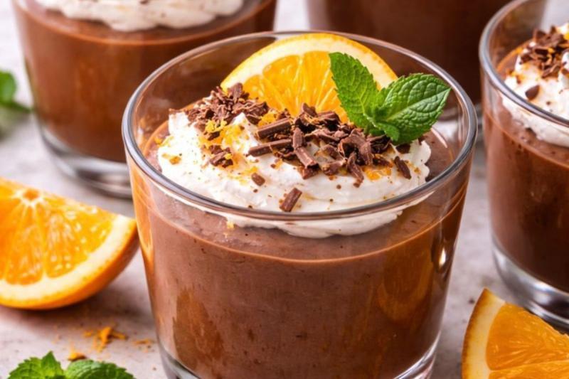 Copinhos De Mousse De Chocolate E Laranja Copinhos De Mousse De Chocolate E Laranja