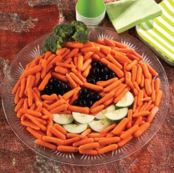 ideias criativas para servir legumes no halloween 2