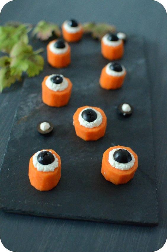 ideias criativas para servir legumes no halloween 3