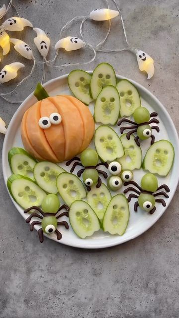 ideias criativas para servir legumes no halloween