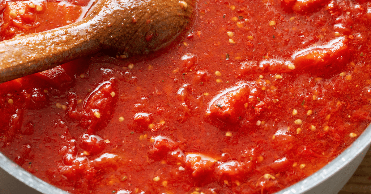molho de tomate caseiro facil e rapido