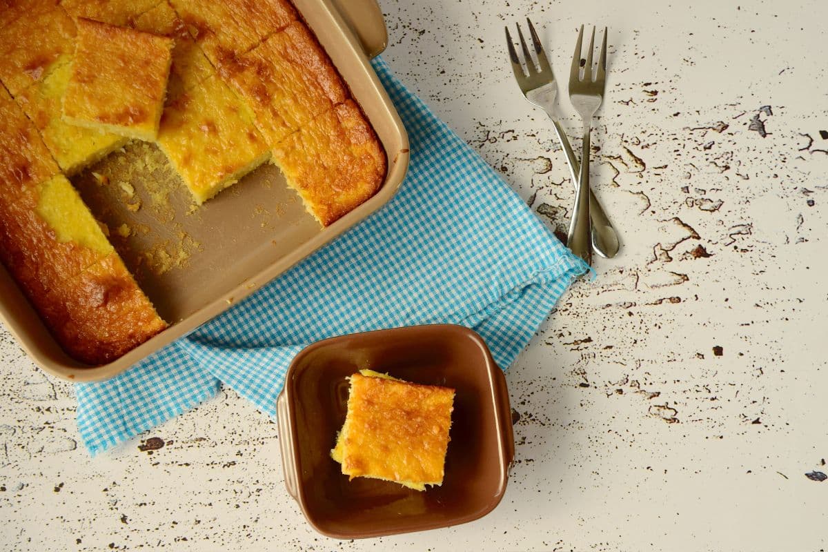 receita bolo de aipim