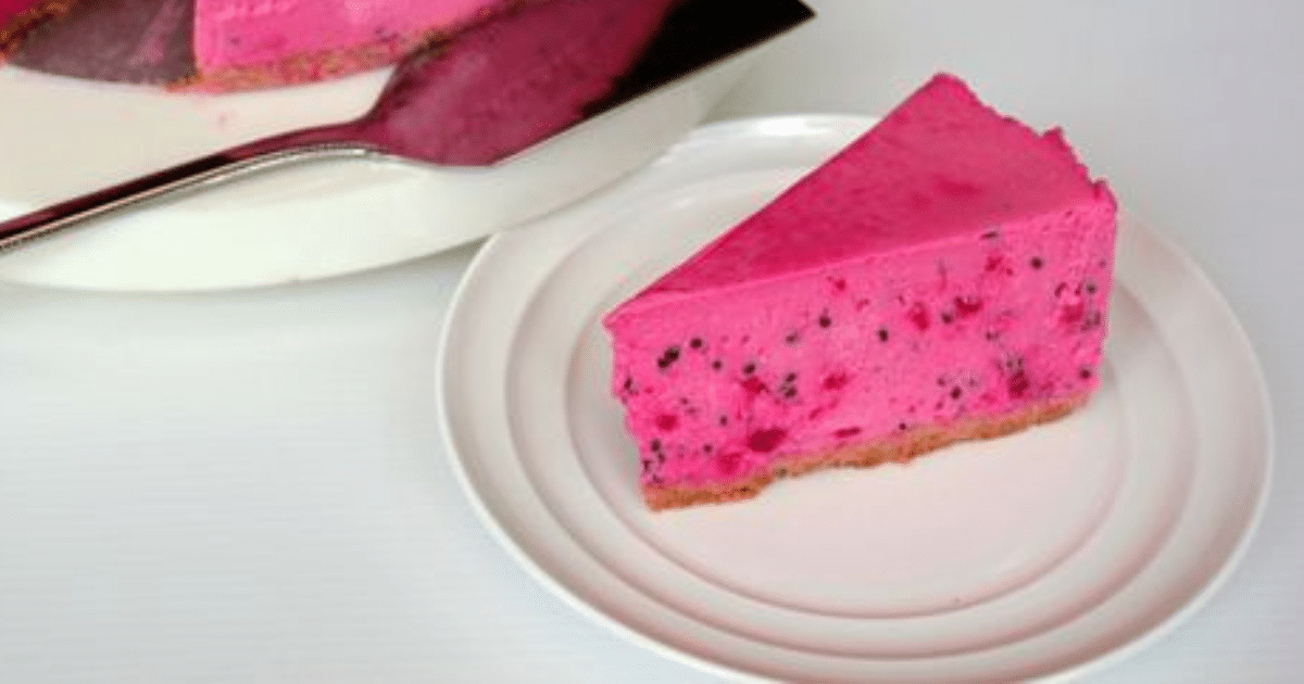 receita cheesecake de pitaya