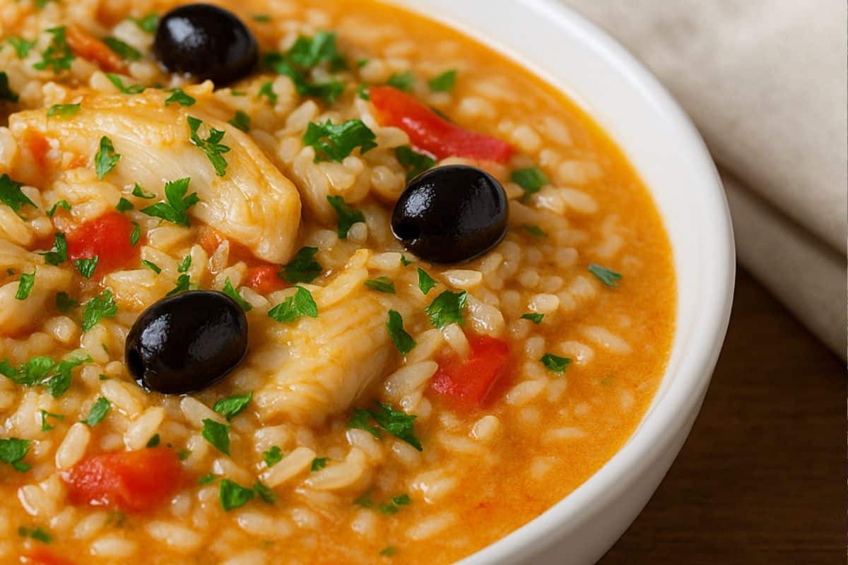 receita de arroz de bacalhau