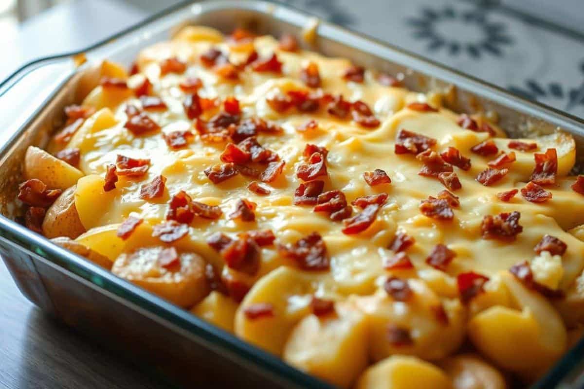 receita de batata gratinada com bacon e queijo