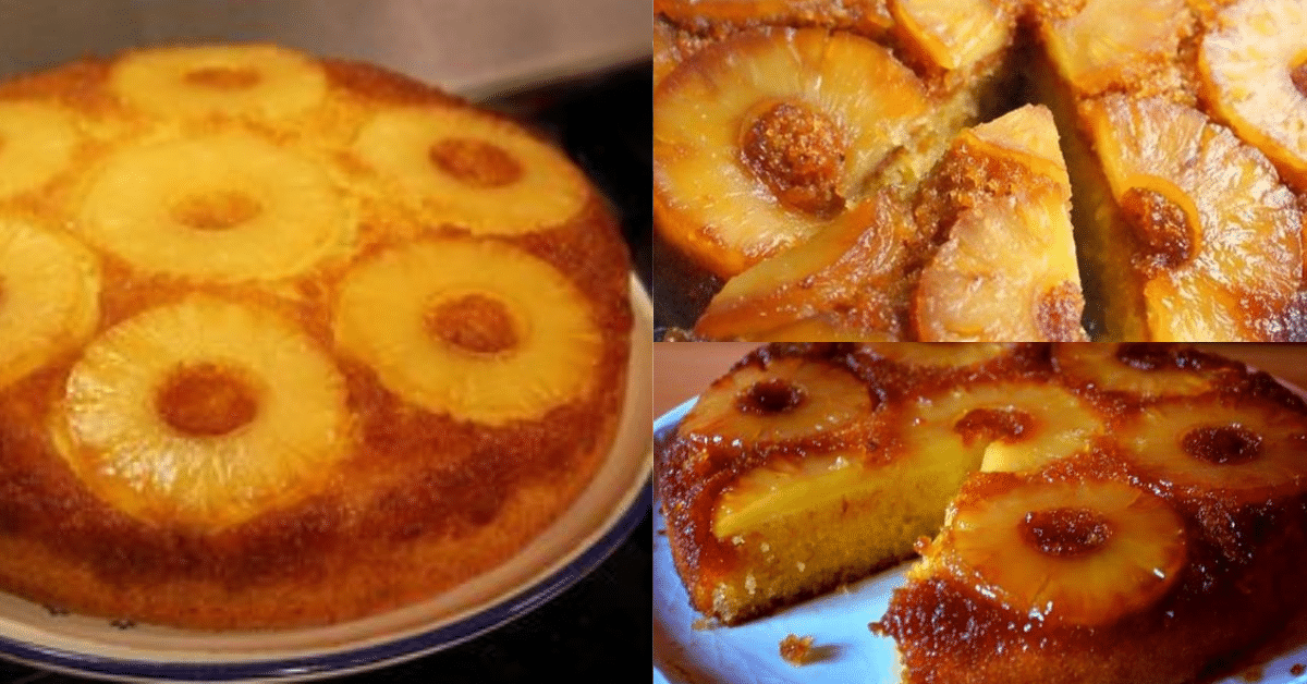 receita de bolo ananas caramelizado