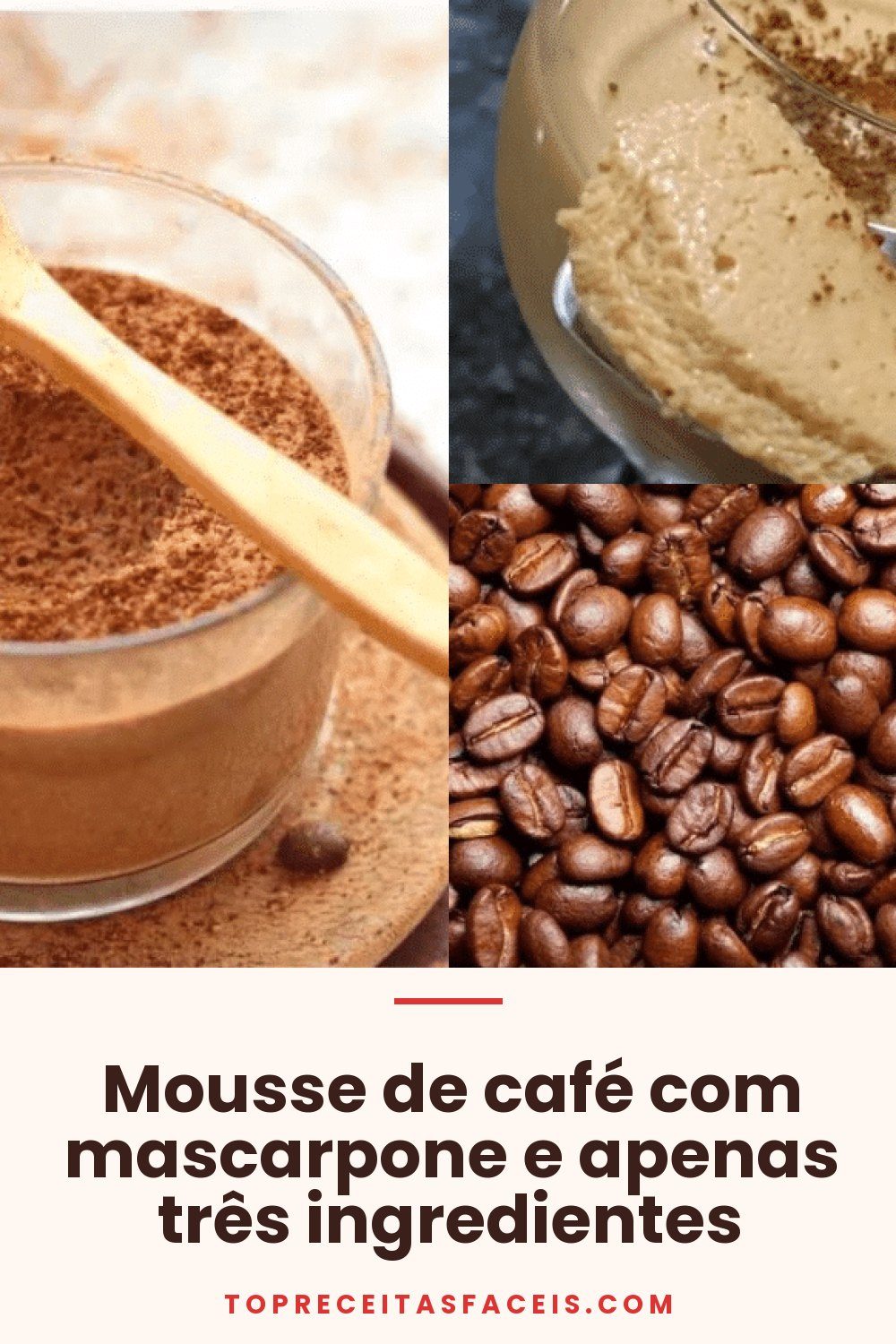 Mousse de café com mascarpone e apenas três ingredientes
