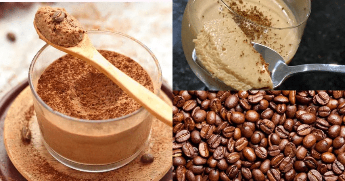 receita de mousse de cafe com 3 ingredientes