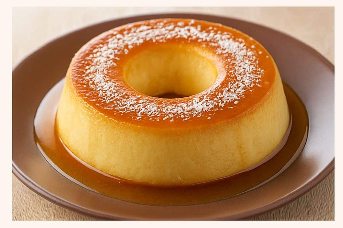 receita de pudim de coco simples