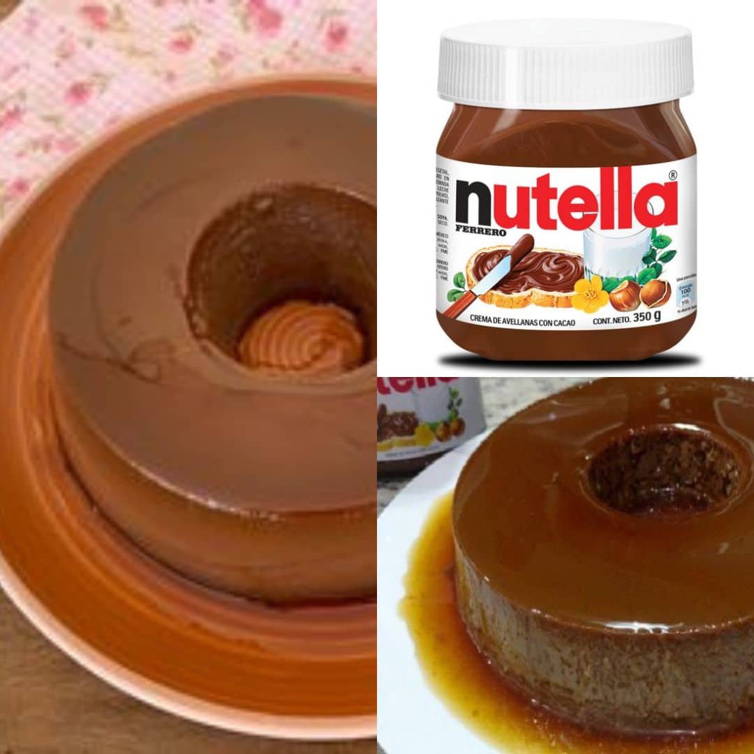 receita de pudim de nutella