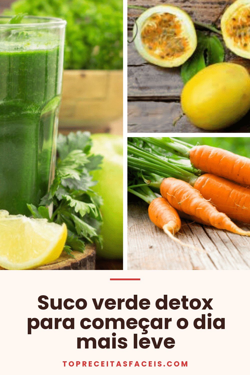 Suco verde detox para começar o dia mais leve