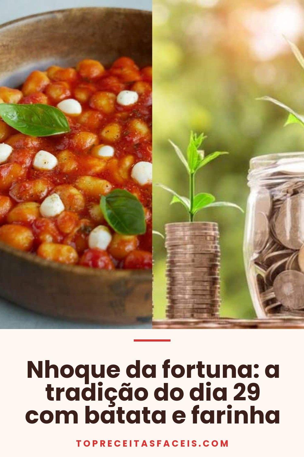 Nhoque da fortuna: a tradição do dia 29 com batata e farinha