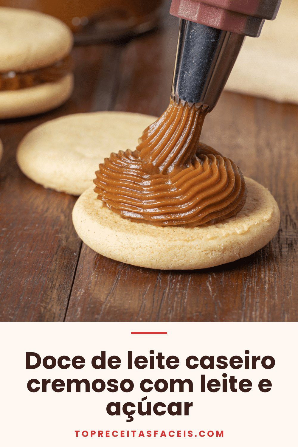 Doce de leite caseiro cremoso com leite e açúcar