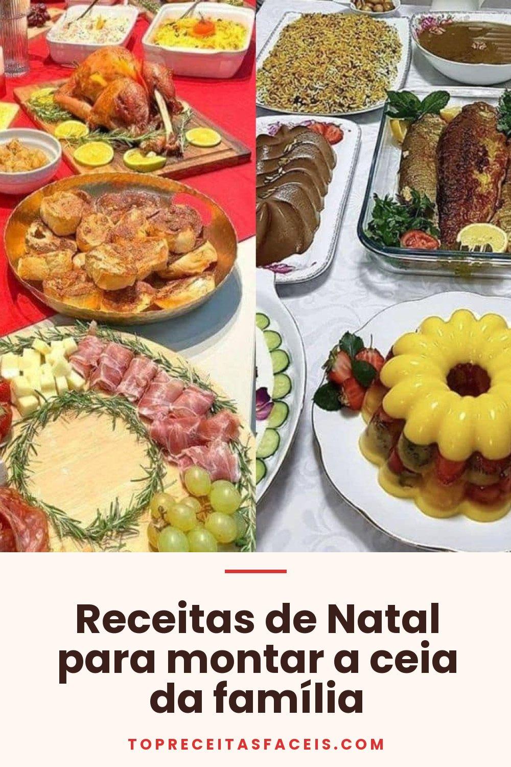 Receitas de Natal para montar a ceia da família