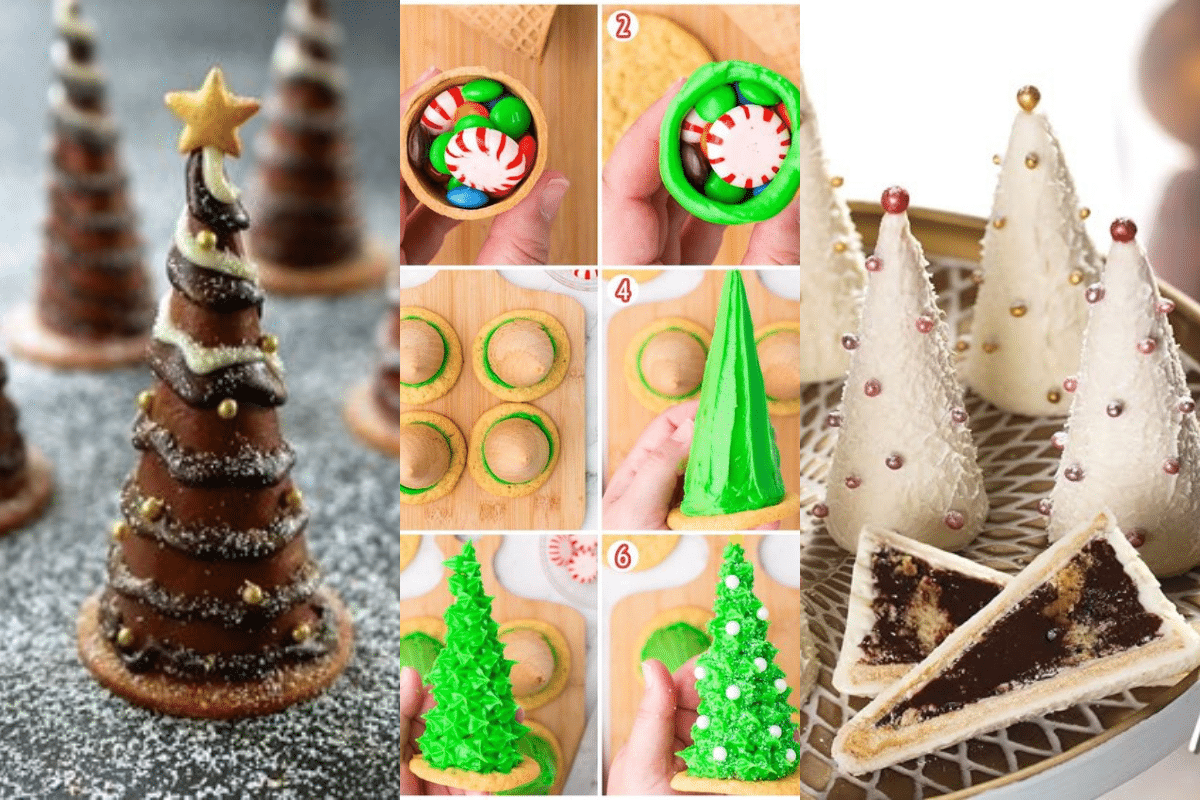 receitas e inspiracoes de cones trufados de natal